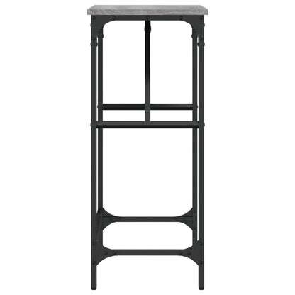Console Table Grey Sonoma 75x32x75 cm Engineered Wood