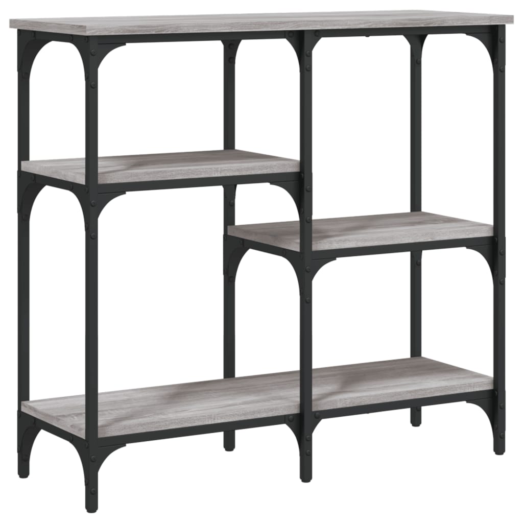 Console Table Grey Sonoma 80x29x75 cm Engineered Wood