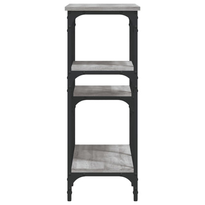 Console Table Grey Sonoma 80x29x75 cm Engineered Wood