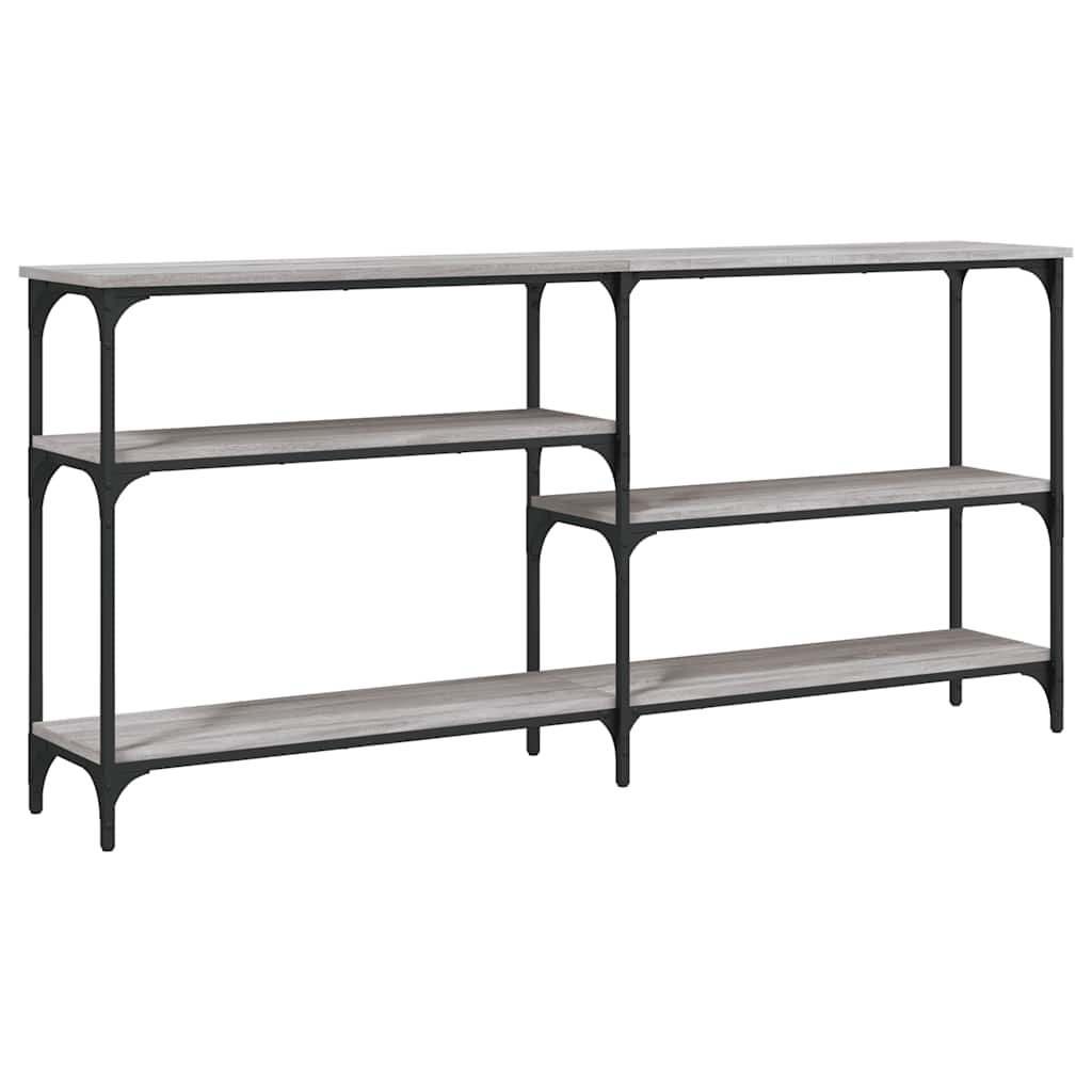 Console Table Grey Sonoma 160x29x75 cm Engineered Wood