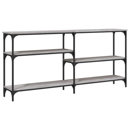 Console Table Grey Sonoma 160x29x75 cm Engineered Wood