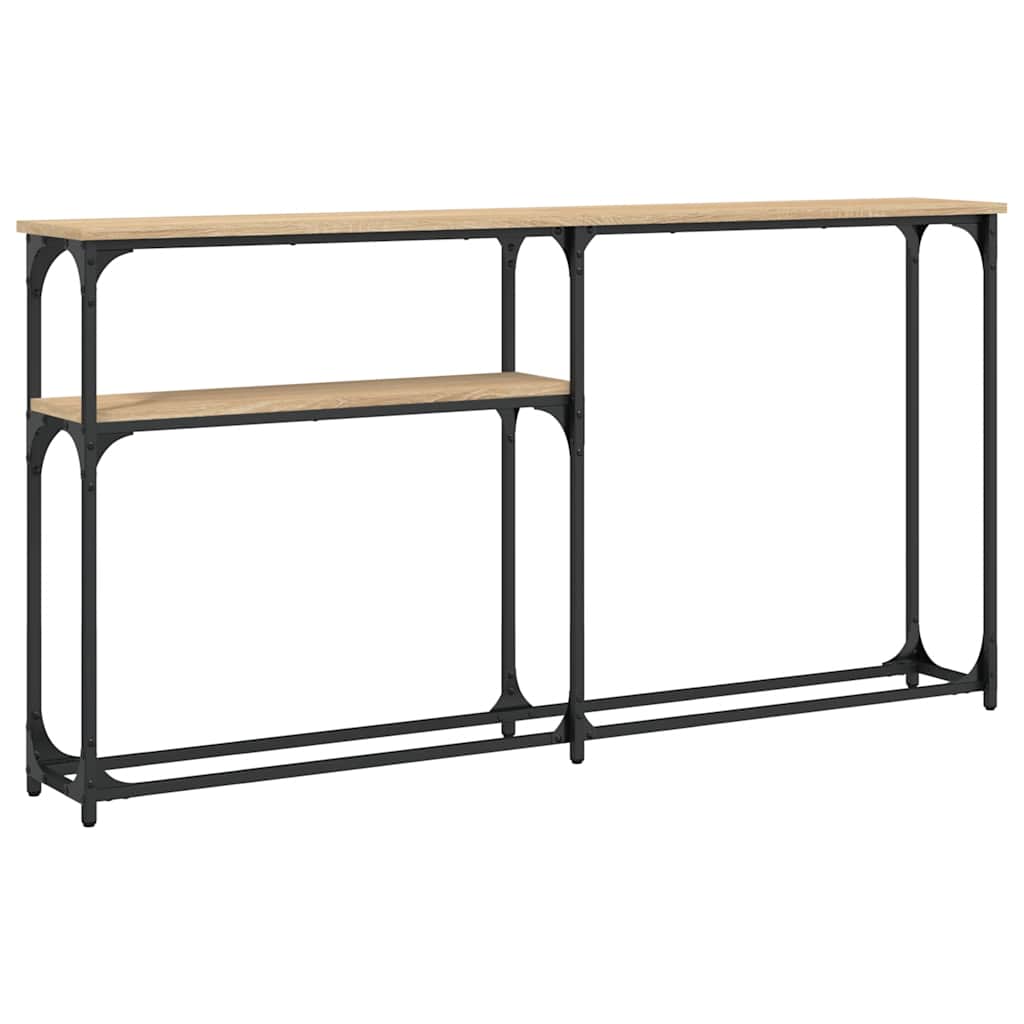Console Table Sonoma Oak 145x22,5x75 cm Engineered Wood
