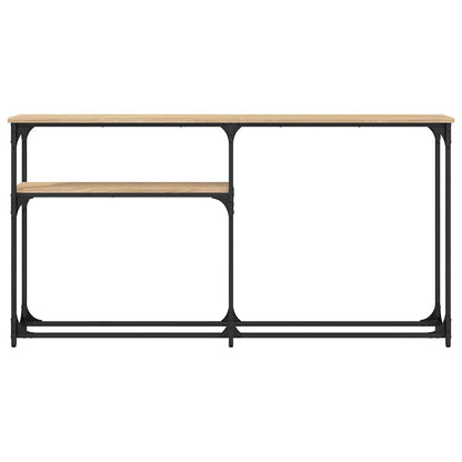 Console Table Sonoma Oak 145x22.5x75 cm Engineered Wood
