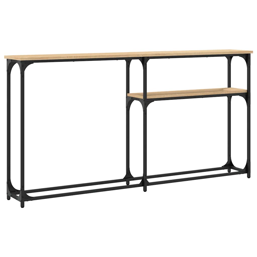 Console Table Sonoma Oak 145x22,5x75 cm Engineered Wood