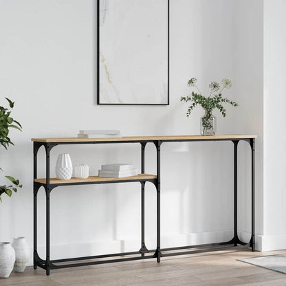 Console Table Sonoma Oak 145x22,5x75 cm Engineered Wood