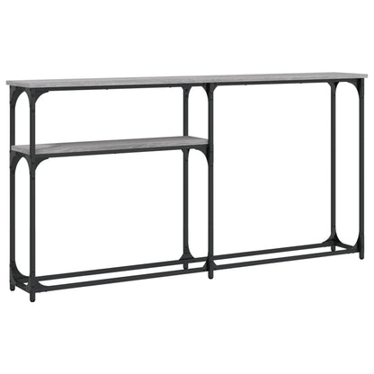 Console Table Grey Sonoma 145x22,5x75 cm Engineered Wood