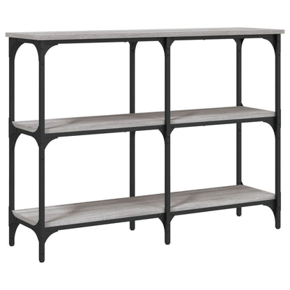 Console Table Grey Sonoma 100x29x75 cm Engineered Wood
