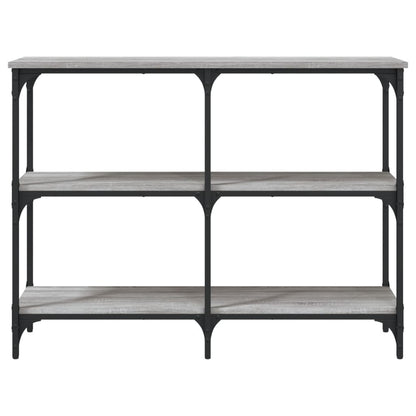 Console Table Grey Sonoma 100x29x75 cm Engineered Wood
