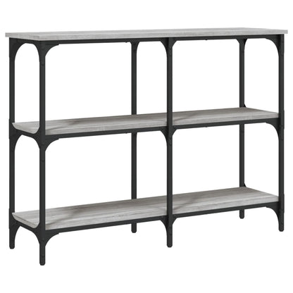 Console Table Grey Sonoma 100x29x75 cm Engineered Wood