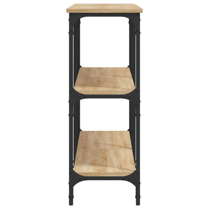 Console Table Sonoma Oak 150x29x75 cm Engineered Wood