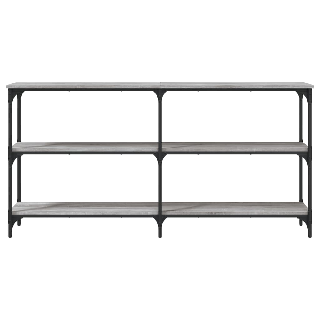 Console Table Grey Sonoma 150x29x75 cm Engineered Wood