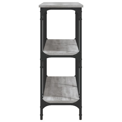 Console Table Grey Sonoma 150x29x75 cm Engineered Wood