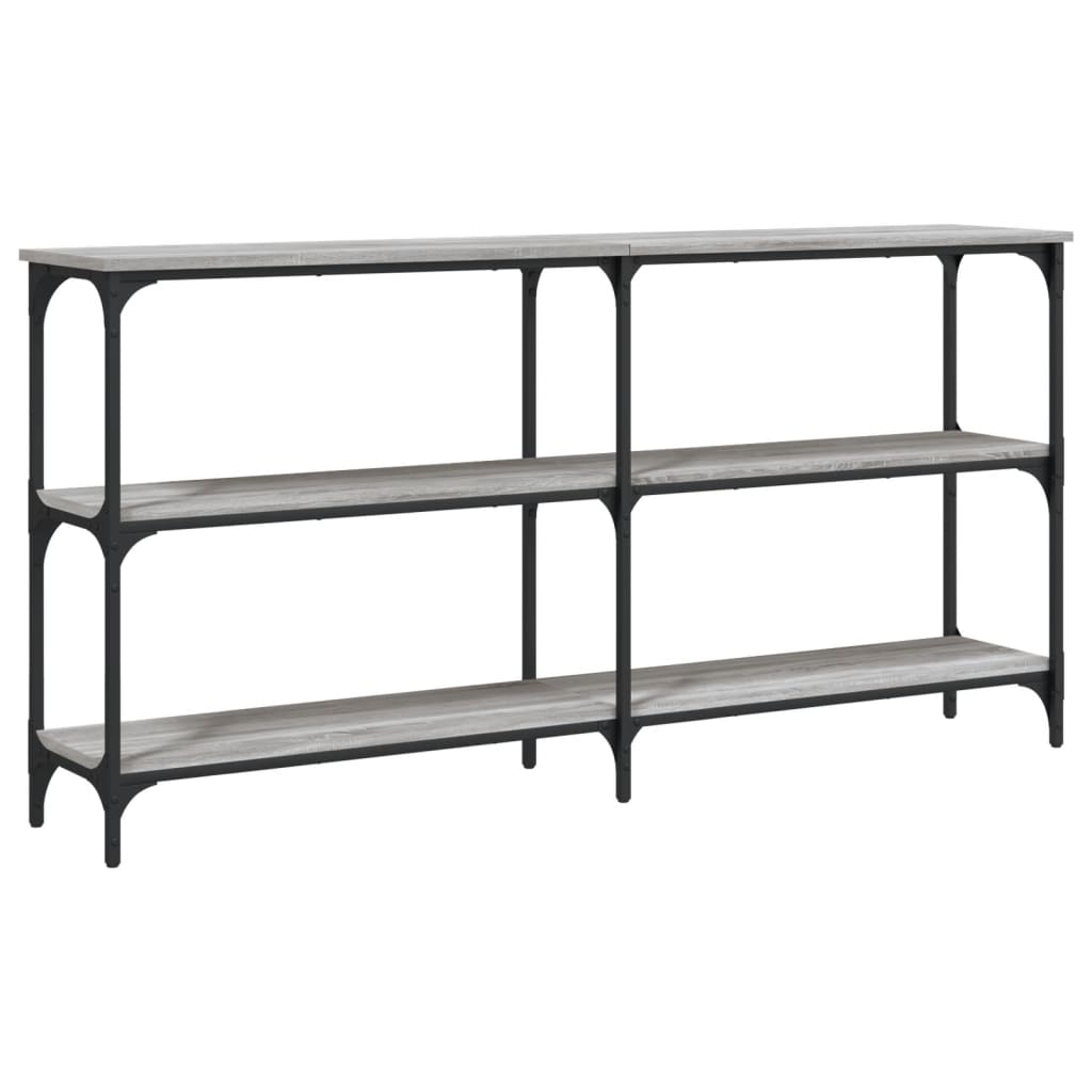 Console Table Grey Sonoma 150x29x75 cm Engineered Wood