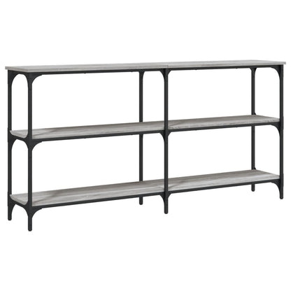 Console Table Grey Sonoma 150x29x75 cm Engineered Wood