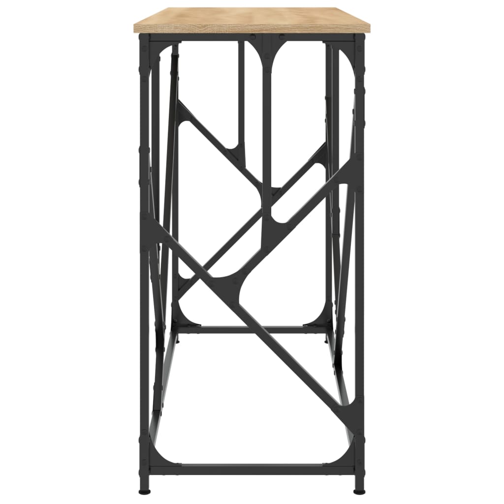Console Table Sonoma Oak 100x40x80 cm Engineered Wood