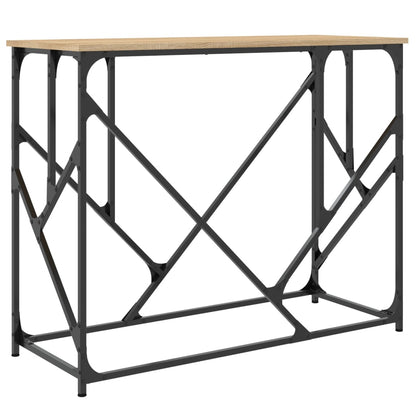 Console Table Sonoma Oak 100x40x80 cm Engineered Wood