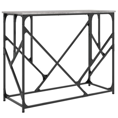 Console Table Grey Sonoma 100x40x80 cm Engineered Wood