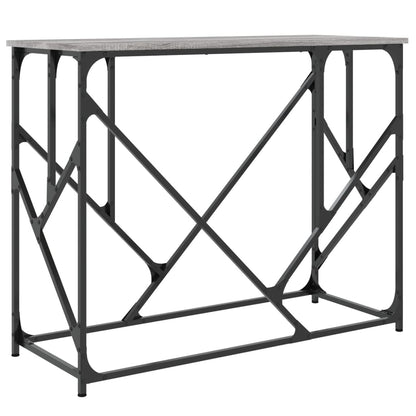 Console Table Grey Sonoma 100x40x80 cm Engineered Wood