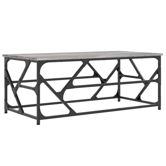 Coffee Table Grey Sonoma 100x50x40 cm Engineered Wood