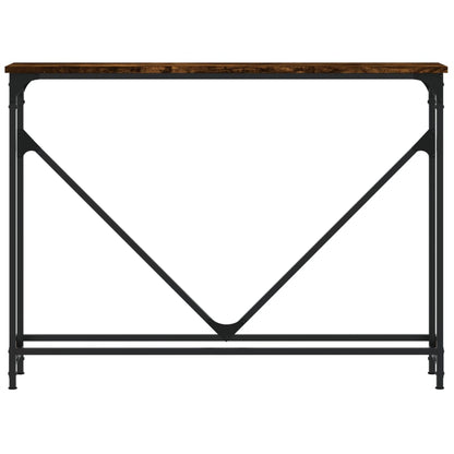 Console Table Smoked Oak 102x22.5x75 cm Engineered Wood