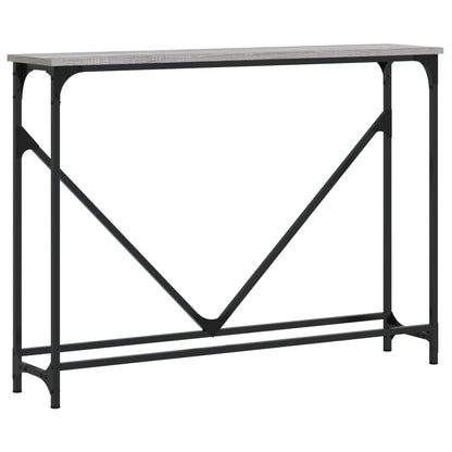 Console Table Grey Sonoma 102x22.5x75 cm Engineered Wood