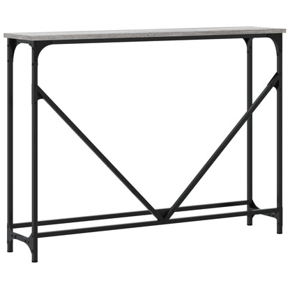 Console Table Grey Sonoma 102x22.5x75 cm Engineered Wood
