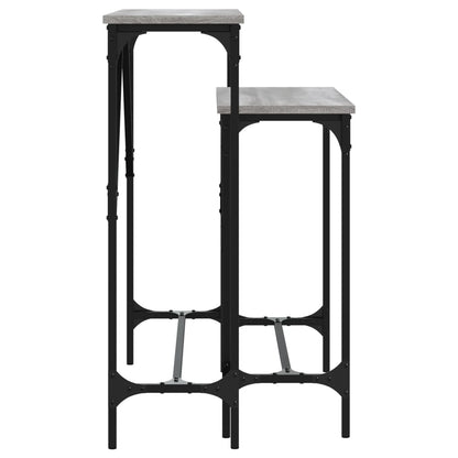 Console Tables 2 pcs Grey Sonoma Engineered Wood