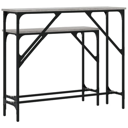 Console Tables 2 pcs Grey Sonoma Engineered Wood