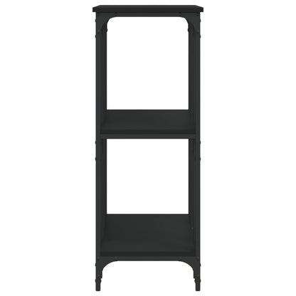 Console Table Black 102x35x90 cm Engineered Wood