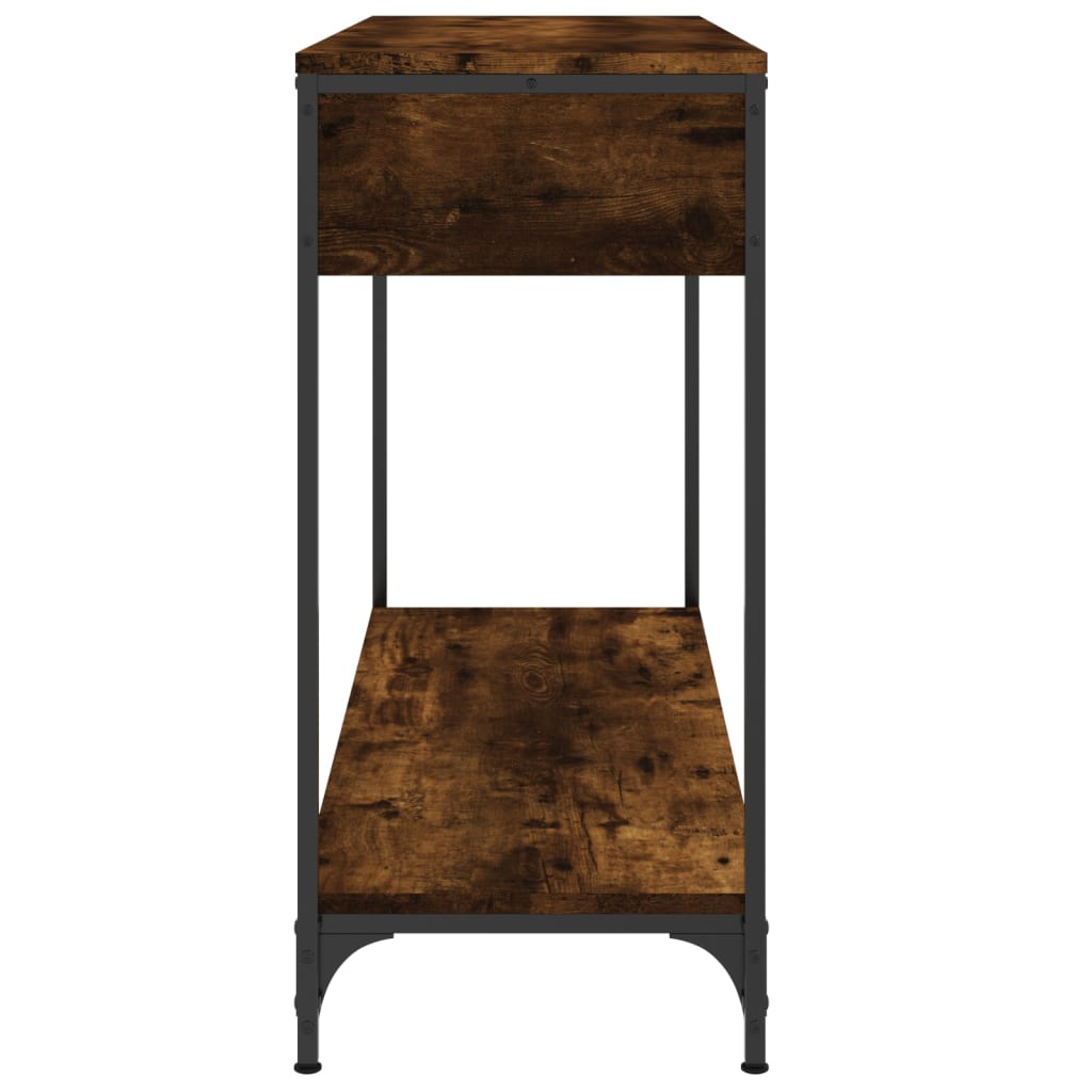 Console Table Smoked Oak 100x34,5x75 cm Engineered Wood