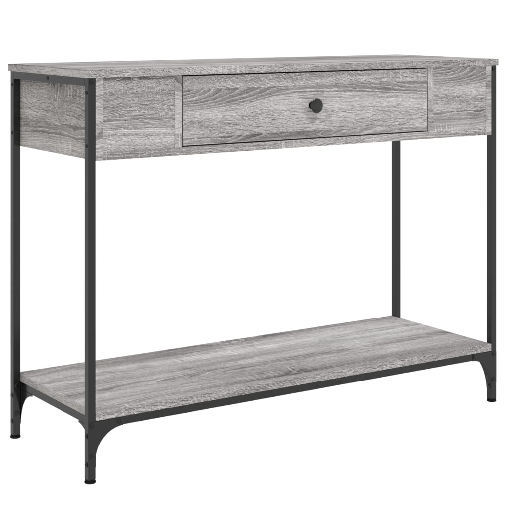 Console Table Grey Sonoma 100x34,5x75 cm Engineered Wood