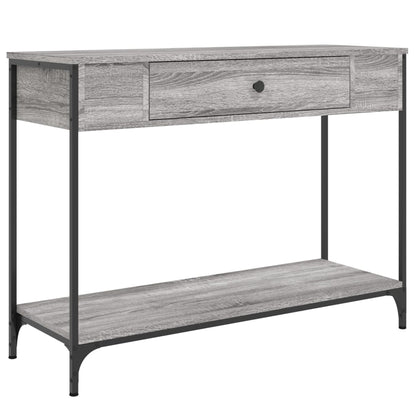 Console Table Grey Sonoma 100x34,5x75 cm Engineered Wood