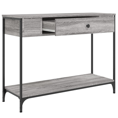 Console Table Grey Sonoma 100x34,5x75 cm Engineered Wood