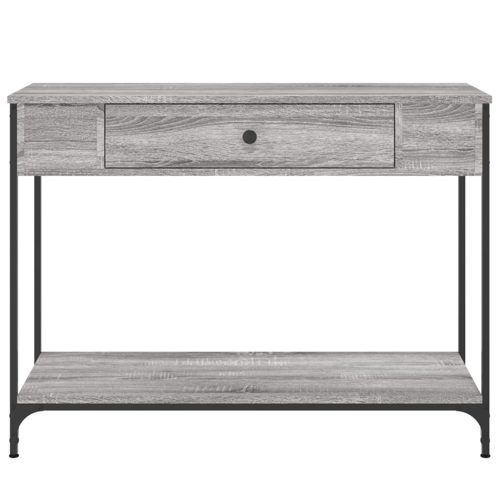 Console Table Grey Sonoma 100x34,5x75 cm Engineered Wood