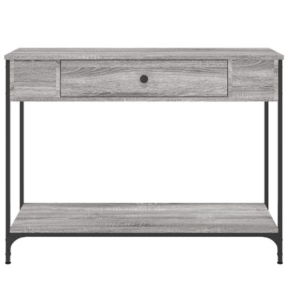 Console Table Grey Sonoma 100x34,5x75 cm Engineered Wood