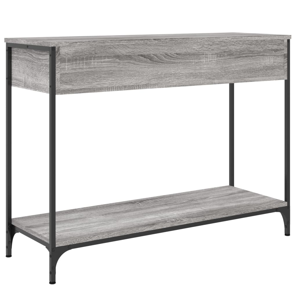 Console Table Grey Sonoma 100x34,5x75 cm Engineered Wood