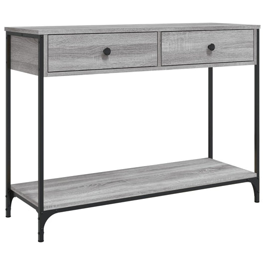 Console Table Grey Sonoma 100x34,5x75 cm Engineered Wood