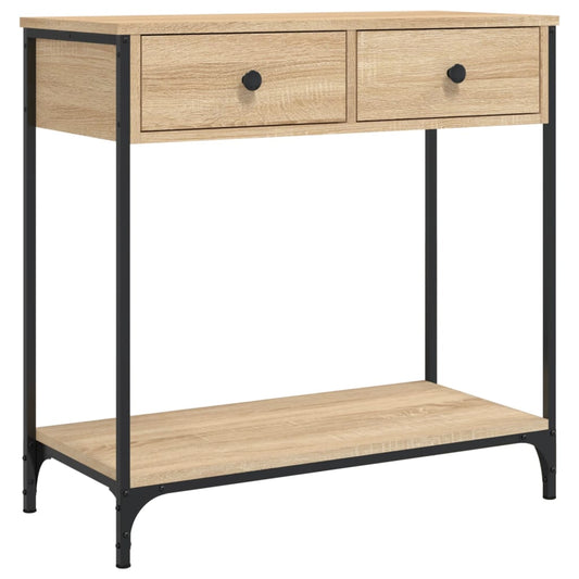 Console Table Sonoma Oak 75x34,5x75 cm Engineered Wood