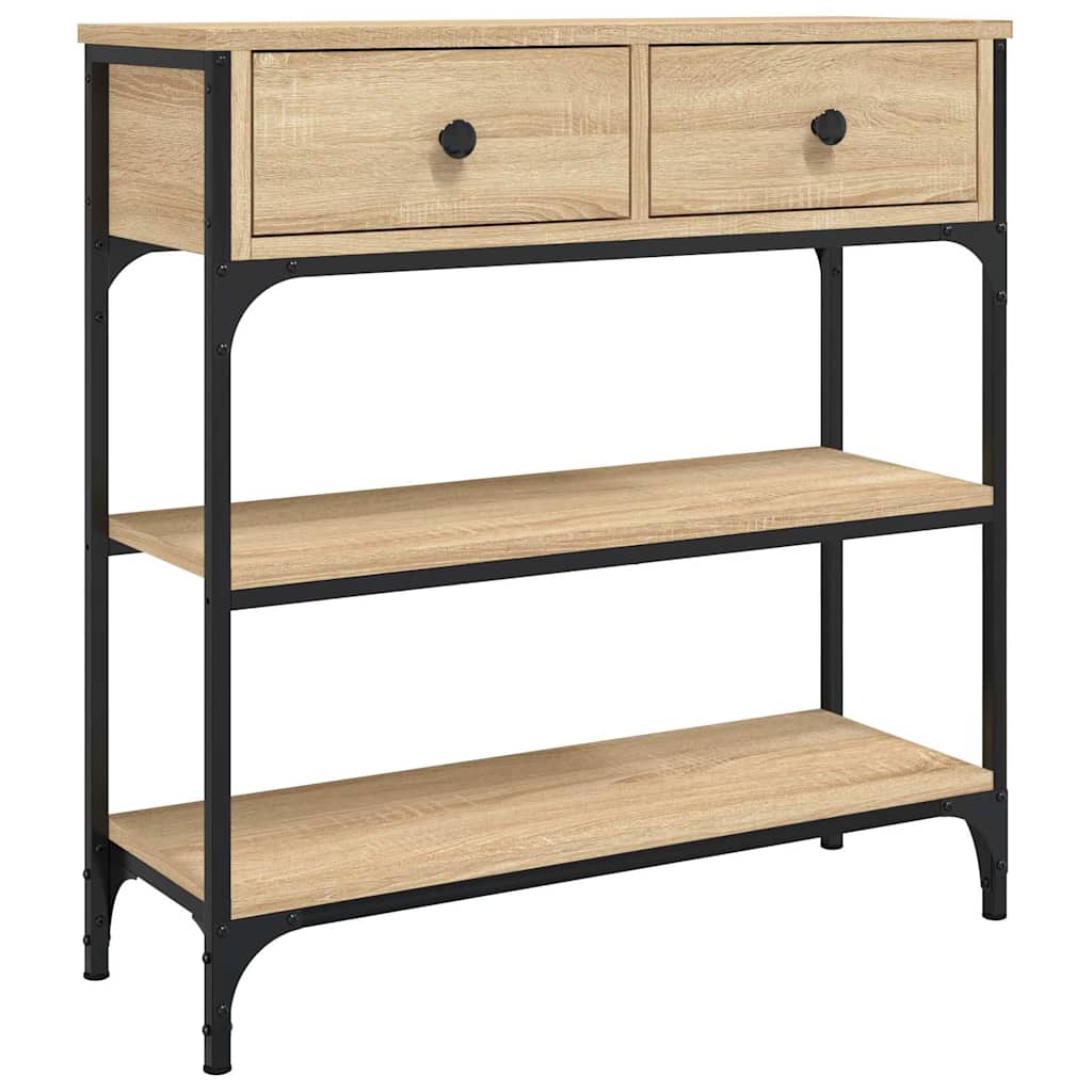 Console Table Sonoma Oak 72,5x25x75 cm Engineered Wood