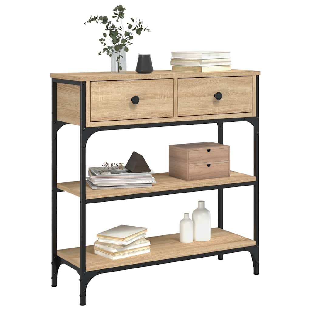 Console Table Sonoma Oak 72,5x25x75 cm Engineered Wood