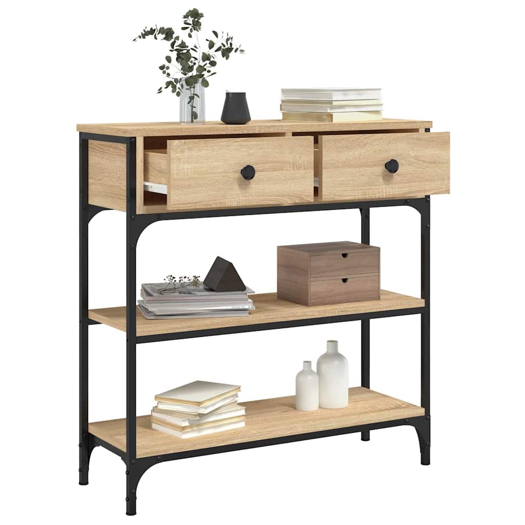 Console Table Sonoma Oak 72,5x25x75 cm Engineered Wood