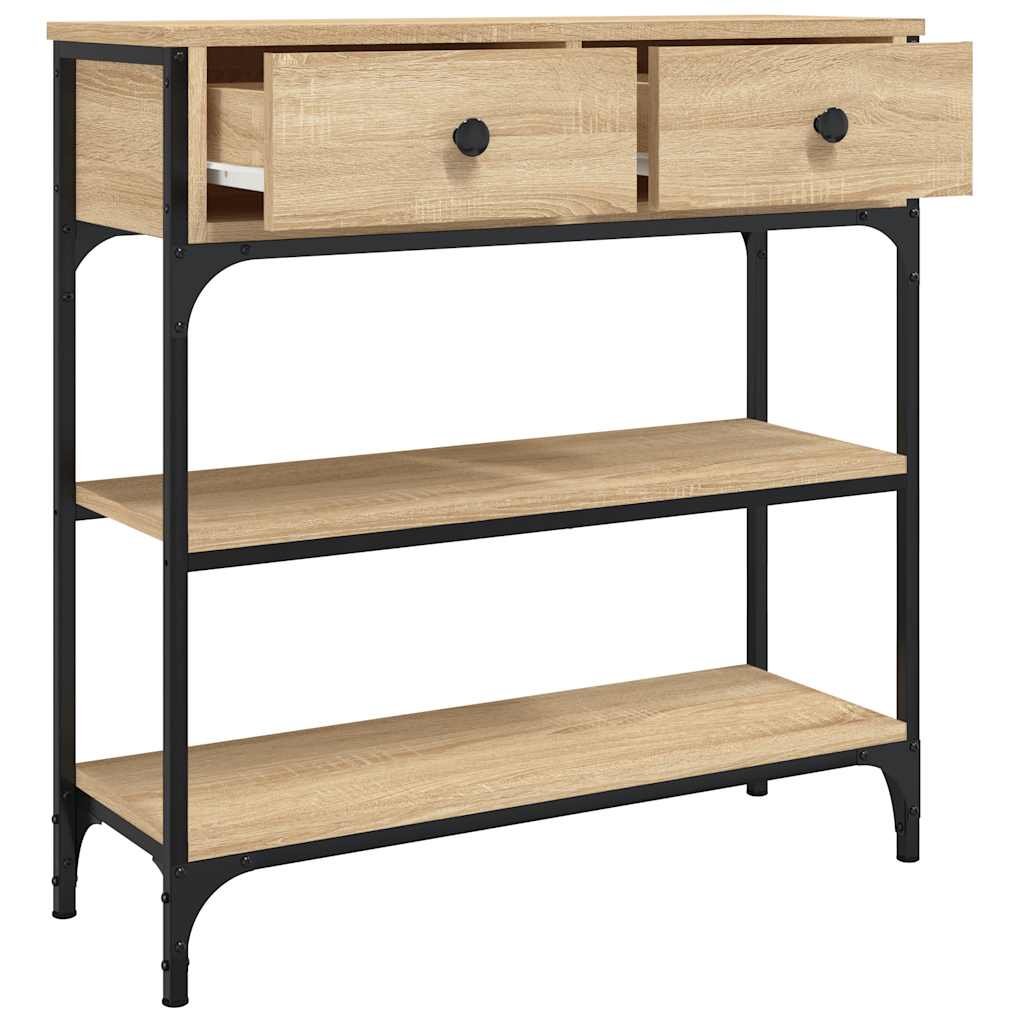 Console Table Sonoma Oak 72,5x25x75 cm Engineered Wood