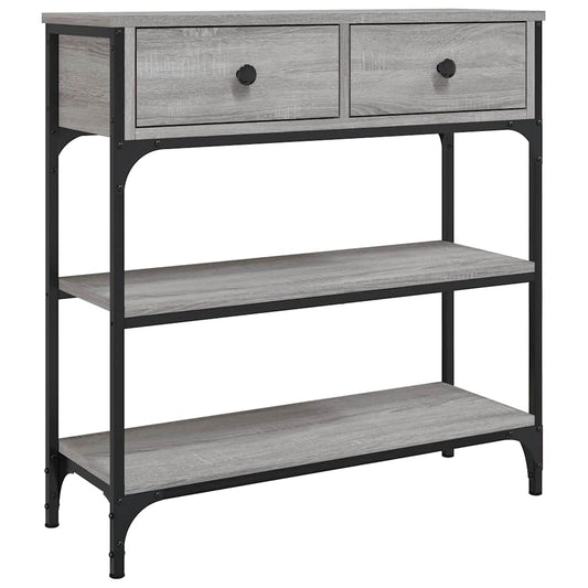 Console Table Grey Sonoma 72,5x25x75 cm Engineered Wood