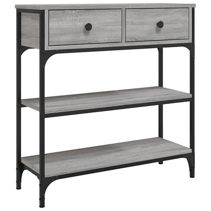 Console Table Grey Sonoma 72,5x25x75 cm Engineered Wood