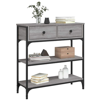 Console Table Grey Sonoma 72,5x25x75 cm Engineered Wood