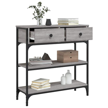 Console Table Grey Sonoma 72,5x25x75 cm Engineered Wood