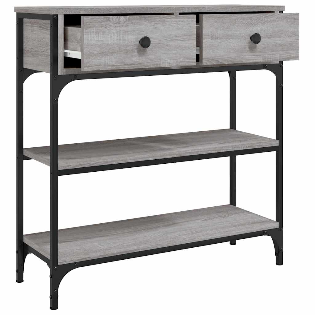 Console Table Grey Sonoma 72,5x25x75 cm Engineered Wood