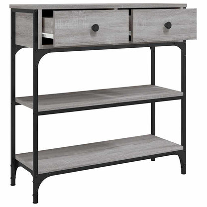 Console Table Grey Sonoma 72,5x25x75 cm Engineered Wood