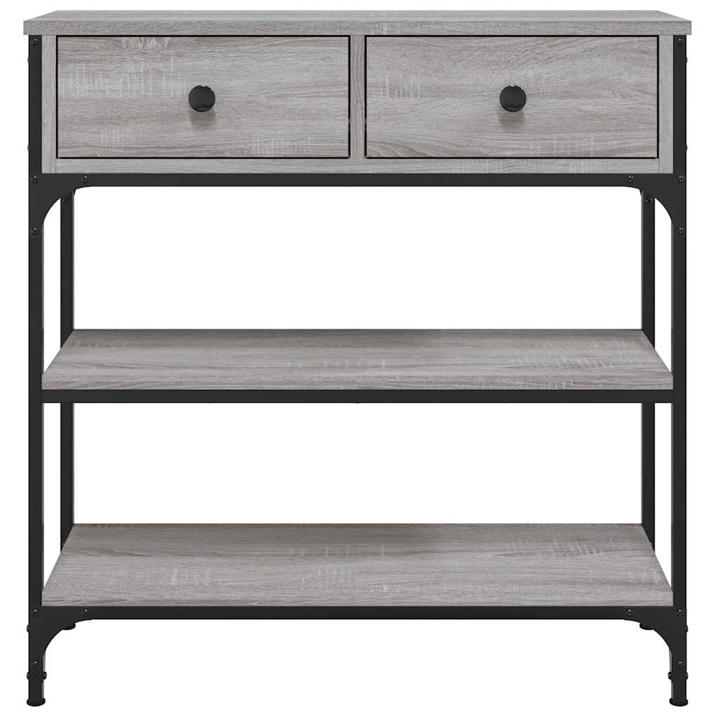 Console Table Grey Sonoma 72,5x25x75 cm Engineered Wood