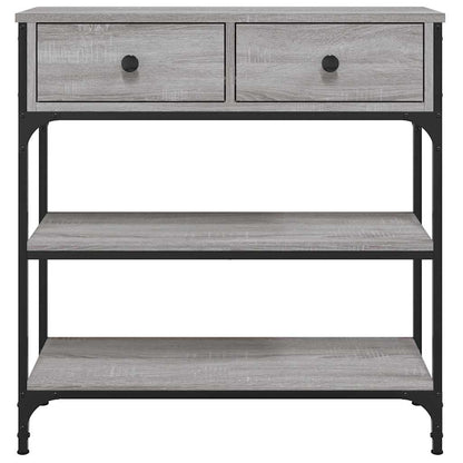 Console Table Grey Sonoma 72,5x25x75 cm Engineered Wood